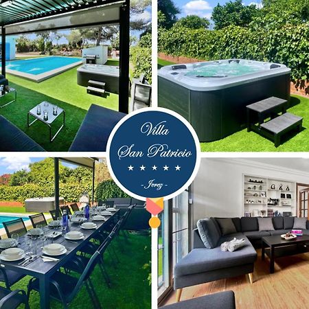 Villa San Patricio I Piscina Privada I Jacuzzi Spa I Bbq I Ps5 I Aire Acon I 3000M2 I 5Min-Centro Jerez de la Frontera Ngoại thất bức ảnh
