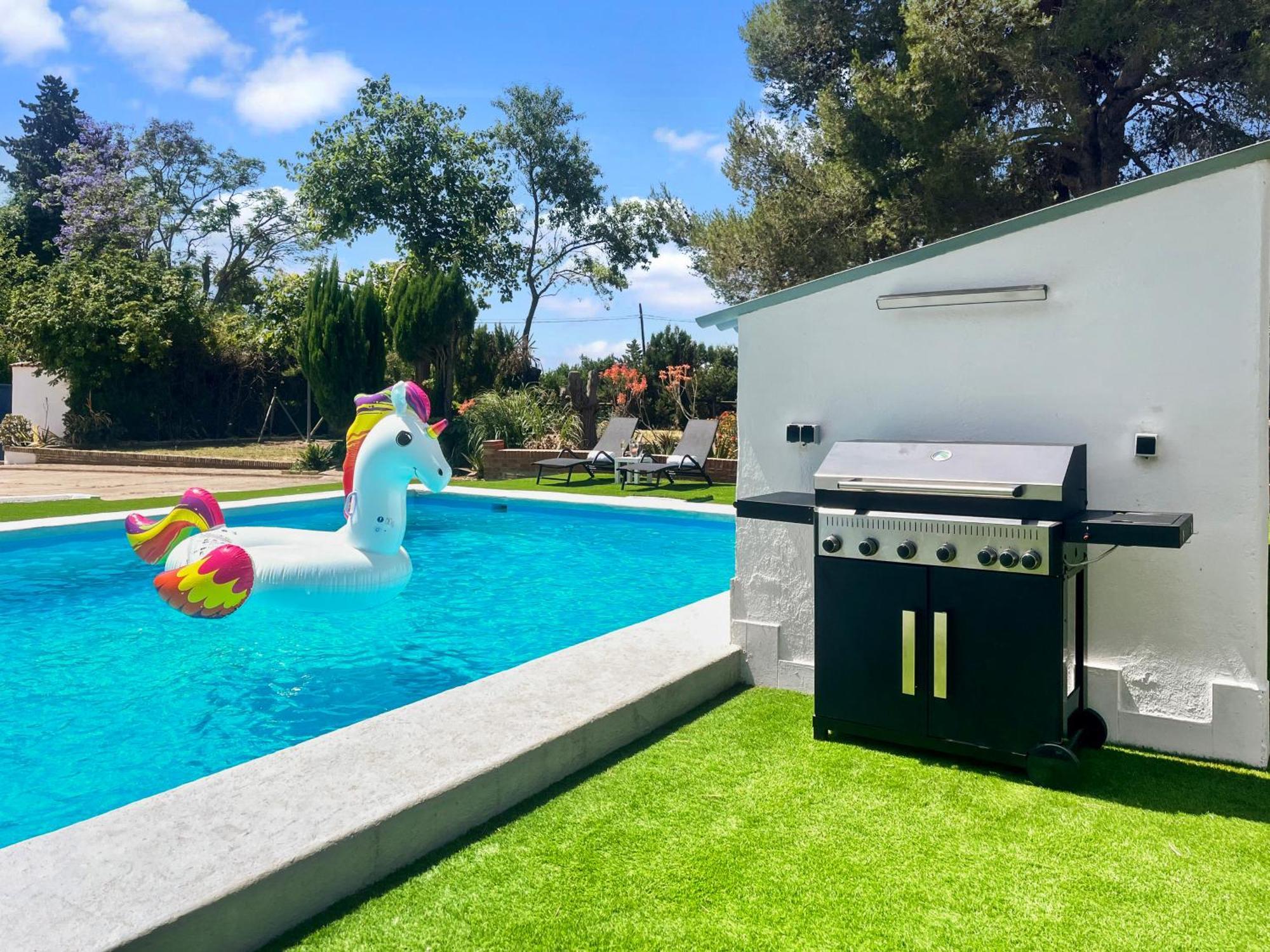 Villa San Patricio I Piscina Privada I Jacuzzi Spa I Bbq I Ps5 I Aire Acon I 3000M2 I 5Min-Centro Jerez de la Frontera Ngoại thất bức ảnh